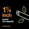imageFiskars 716 ft Extendable 2in1 Pruner and Pole Saw For Tree Trimming Tree Trimmer with ChainDrive for Cutting Branches up to 125quot Diameter with More Power Garden ToolsPole Saw  Pruner