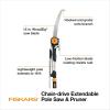 imageFiskars 716 ft Extendable 2in1 Pruner and Pole Saw For Tree Trimming Tree Trimmer with ChainDrive for Cutting Branches up to 125quot Diameter with More Power Garden ToolsPole Saw  Pruner