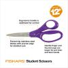 imageFiskars 7quot Student Scissors for Kids Ages 1214 Scissors for School or Crafting Back to School Supplies BluePurple