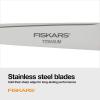 imageFiskars 8 LeftHanded Titanium Scissors SoftGrip Handle for Comfort Durable Stainless Steel Blades for Home and Office UseMulticolor  SoftGrip