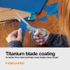 imageFiskars 8 LeftHanded Titanium Scissors SoftGrip Handle for Comfort Durable Stainless Steel Blades for Home and Office UseMulticolor  SoftGrip