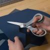 imageFiskars 8 LeftHanded Titanium Scissors SoftGrip Handle for Comfort Durable Stainless Steel Blades for Home and Office UseTitanium  SoftGrip
