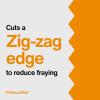 imageFiskars 8 Premier LeftHanded Pinking Shears Precision Stainless Steel Blades for Zigzag Cutting Ergonomic Handle for ComfortStandard