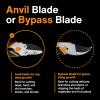 imageFiskars Anvil Pruner 58Inch Cut Capacity Branch Cutter with PowerLever Technology That Provides More Cutting Power Best for Dry Dead Stems and Small Branches