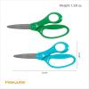 imageFiskars Big Kids Scissors Stainless Steel Blades 2Pack School Scissors BlueGreen
