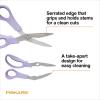imageFiskars Bypass Pruning Shears 58Inch Cut Capacity Garden Clippers Gardening Scissors with Sharp Rust Resistant Steel BladePruner  Veggie Shears Set