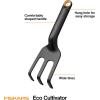 imageFiskars Eco Trowel with Curved Spade Ergonomic Handle UV Resistance Durable EcoFriendly Tool for Planters and Garden BedsEco Cultivator