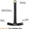 imageFiskars Eco Trowel with Curved Spade Ergonomic Handle UV Resistance Durable EcoFriendly Tool for Planters and Garden BedsEco Cultivator Hoe