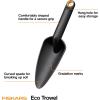 imageFiskars Eco Trowel with Curved Spade Ergonomic Handle UV Resistance Durable EcoFriendly Tool for Planters and Garden BedsEco Trowel