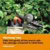 imageFiskars Fruit Picker Basket with Adjustable Basket Angle Machine Washable Mesh Bag Fruit Harvesting Tool Pole Not IncludedMesh Bag