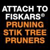 imageFiskars Fruit Picker Basket with Adjustable Basket Angle Machine Washable Mesh Bag Fruit Harvesting Tool Pole Not IncludedMesh Basket