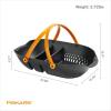 imageFiskars Garden Harvest Basket  Container for Gardening and Harvesting with Tool Caddy  Harvesting Basket Doubles as a Colander for Vegetables and Fruits  Garden AccessoriesHarvest Basket