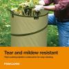 imageFiskars Kangaroo Collapsible Garden Bag for Yard Waste 30 Gallon Reusable Container for Lawn Care and Gardening30 Gallon