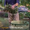 imageFiskars Kangaroo Collapsible Garden Bag for Yard Waste 30 Gallon Reusable Container for Lawn Care and Gardening30 Gallon