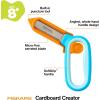 imageFiskars Kids Cutting Pen and Mat  Safe Precision Cutting Tool with Foldable NonSlip Mat for Crafting and School ProjectsCardboard Creator