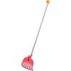 imageFiskars Kids Essential Landscaping Set  Leaf Rake and Garden Shovel  Kids Gardening Set  2 PieceRedGreenKids Cleanup Set