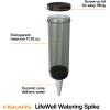imageFiskars LifeWell Watering Spike for Indoor Plants  SelfWatering Device with Transparent Reservoir Porous Ceramic Cone UVResistant ampamp Recycled Plastic 1175 oz