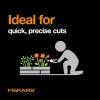 imageFiskars MicroTip Rose Pruning Shears 6quot Garden Shears NonStick Coated Stainless Steel Blade Gardening Scissors with SoftGrip HandlePruning Snips NonStick