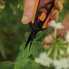 imageFiskars MicroTip Rose Pruning Shears 6quot Garden Shears NonStick Coated Stainless Steel Blade Gardening Scissors with SoftGrip HandlePruning Snips Non Stick 2 Pack