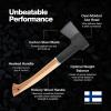 imageFiskars Norden N10 Chopping Axe with Recycled Leather Sheath 17 in