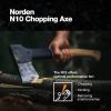 imageFiskars Norden N10 Chopping Axe with Recycled Leather Sheath 17 in