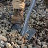imageFiskars PRO Transfer Shovel 42 Inch HeavyDuty Aluminum Shovel with DHandle for Maximum Leverage Ideal for Moving Gravel Soil and Garden DebrisTransfer Shovel  42 in
