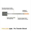 imageFiskars PRO Transfer Shovel 42 Inch HeavyDuty Aluminum Shovel with DHandle for Maximum Leverage Ideal for Moving Gravel Soil and Garden DebrisTransfer Shovel  58 in