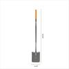 imageFiskars PRO Transfer Shovel 42 Inch HeavyDuty Aluminum Shovel with DHandle for Maximum Leverage Ideal for Moving Gravel Soil and Garden DebrisTransfer Shovel  58 in