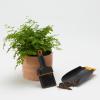 imageFiskars Planting Soil Scoop and Brush Set Garden Tool for Indoor Gardening Mess Control for Transplanting and Repotting Made with Recycled Plastic