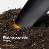 imageFiskars Planting Soil Scoop and Brush Set Garden Tool for Indoor Gardening Mess Control for Transplanting and Repotting Made with Recycled Plastic