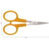 imageFiskars Premier No 5 MicroTip OrangeHandled Fabric Scissors  Double Loop Handle  Sewing and Craft Scissors  Orange4 inches