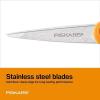 imageFiskars Premier No 5 MicroTip OrangeHandled Fabric Scissors  Double Loop Handle  Sewing and Craft Scissors  Orange5 inches