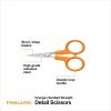 imageFiskars Premier No 5 MicroTip OrangeHandled Fabric Scissors  Double Loop Handle  Sewing and Craft Scissors  Orange5 inches