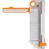 imageFiskars ProCision Rotary Bypass Paper Trimmer  12quot Cut Length  Craft Paper and Mixed Media Cutter with Grid Lines  OrangeCompact Rotary Bypass Trimmer  12