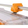 imageFiskars ProCision Rotary Bypass Paper Trimmer  12quot Cut Length  Craft Paper and Mixed Media Cutter with Grid Lines  OrangeCompact Rotary Bypass Trimmer  12