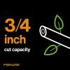 imageFiskars Pruning Shears Bypass Pruner that Cuts Through Stems up to 34Inch PowerGear Technology For More Power on Every CutPruner