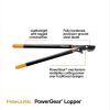imageFiskars Ratchet Drive Anvil Lopper 32 Inch Heavy Duty Tree Trimmer 2 inch Cut Capacity Riveted Handles for Easy Squeeze Cutting PowerBypass Lopper 32