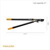 imageFiskars Ratchet Drive Anvil Lopper 32 Inch Heavy Duty Tree Trimmer 2 inch Cut Capacity Riveted Handles for Easy Squeeze Cutting PowerBypass Lopper 32