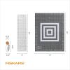 imageFiskars Rotary Cutter 3Piece Set  45mm Blade Rotary Cutter for Fabric Self Healing Cutting Mat and Sewing Ruler  Craft Supplies  WhiteGray25L x 19W