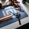 imageFiskars Self Healing Cutting Mat for Quilting Arts and Crafts 18quot x 24quot Grid Sewing Mat Craft Cutting Board Sewing Supplies and Quilting ToolsLilac