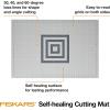 imageFiskars Self Healing Cutting Mat with Grid for Sewing Quilting and Crafts  24quot x 36 Grid LilacMountain HazeGray