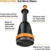 imageFiskars Soil Block Maker for Garden Seeds with Natural Air Pruning Eco Friendly Soil Blocking Gardening Tool for Germinating SeedsNo Size