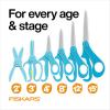 imageFiskars Starter Toddler Scissors for Kids Ages 2 3Pack Small Safety Plastic Scissors Easy Grip Art Supplies for Kids for Back to School Left and Right Handed SuitableStarter 3 Pack