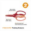 imageFiskars Starter Toddler Scissors for Kids Ages 2 3Pack Small Safety Plastic Scissors Easy Grip Art Supplies for Kids for Back to School Left and Right Handed SuitableTraining  Red