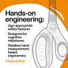 imageFiskars Starter Toddler Scissors for Kids Ages 2 3Pack Small Safety Plastic Scissors Easy Grip Art Supplies for Kids for Back to School Left and Right Handed SuitableStarter 3 Pack