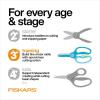 imageFiskars Starter Toddler Scissors for Kids Ages 2 3Pack Small Safety Plastic Scissors Easy Grip Art Supplies for Kids for Back to School Left and Right Handed SuitableTraining Turquoise Scissors