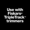 imageFiskars TripleTrack Trimmer Replacement Blades  2Pack  High Profile Style I Blades for Cutting and Scoring  Arts and Crafts  OrangeBlack1Pack
