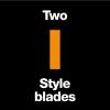 imageFiskars TripleTrack Trimmer Replacement Blades  2Pack  High Profile Style I Blades for Cutting and Scoring  Arts and Crafts  OrangeBlack1Pack