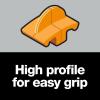 imageFiskars TripleTrack Trimmer Replacement Blades  2Pack  High Profile Style I Blades for Cutting and Scoring  Arts and Crafts  OrangeBlack1Pack