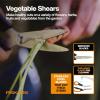 imageFiskars Vegetable Garden Tool Set with Vegetable Shears Seed Sower Trowel Cultivator Weeder and LXL Garden Gloves for Indoor or Outdoor Gardening 6 Piece Kit